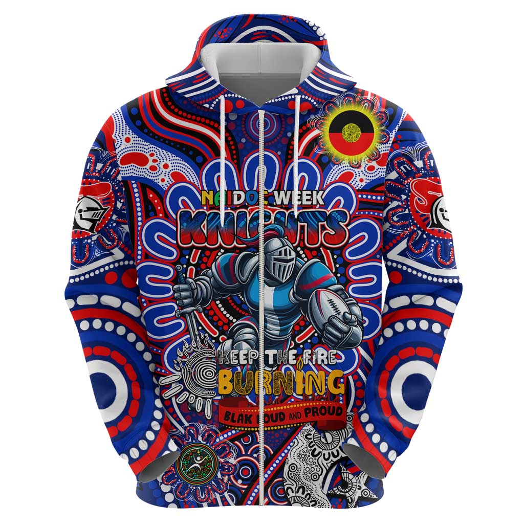 Custom NAIDOC Week 2024 Knights Hoodie Mascot Rugby DT02