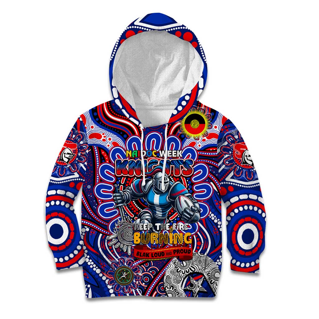 Custom NAIDOC Week 2024 Knights Kid Hoodie Mascot Rugby DT02