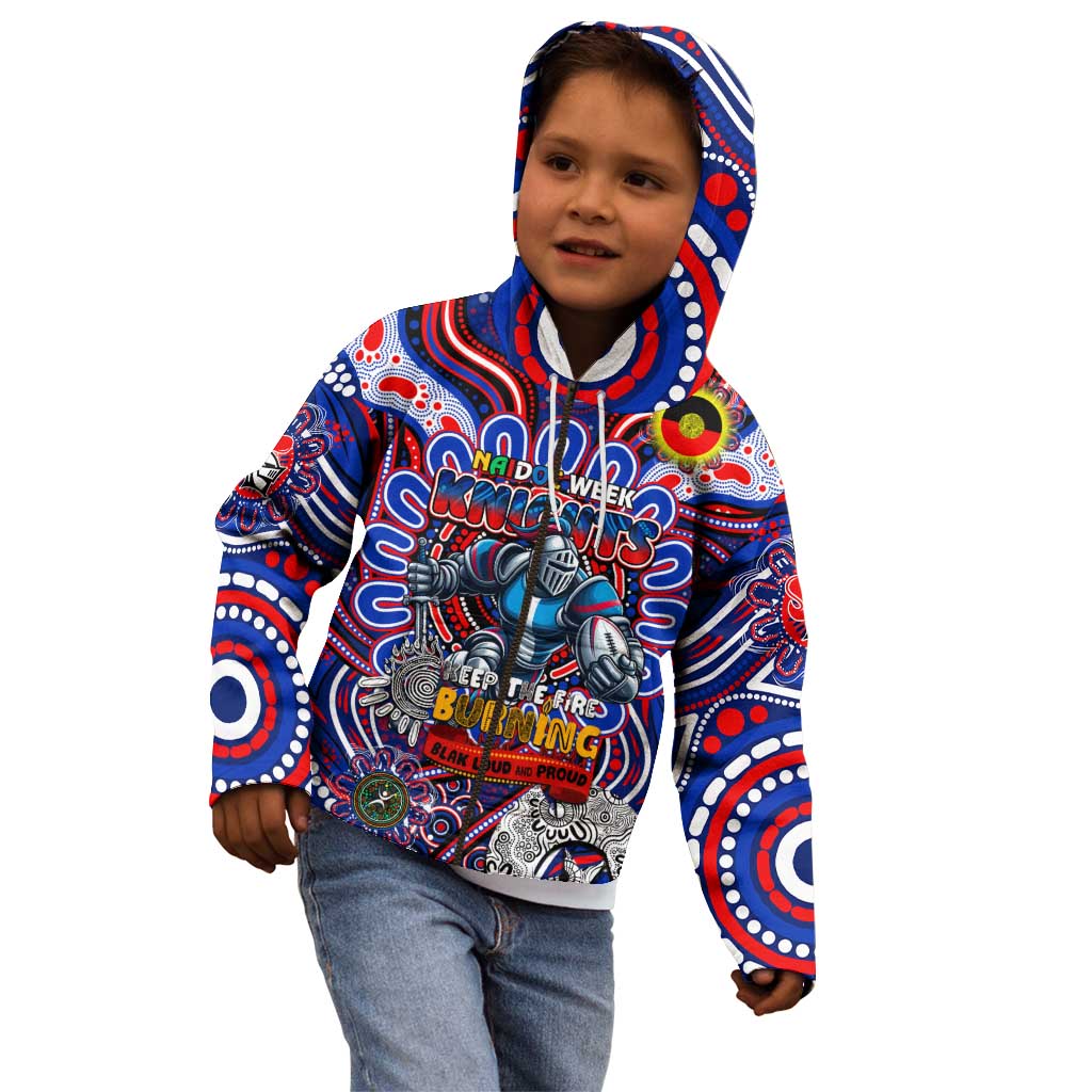 Custom NAIDOC Week 2024 Knights Kid Hoodie Mascot Rugby DT02