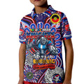 Custom NAIDOC Week 2024 Knights Kid Polo Shirt Mascot Rugby DT02