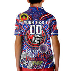 Custom NAIDOC Week 2024 Knights Kid Polo Shirt Mascot Rugby DT02