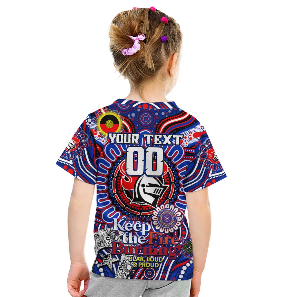 Custom NAIDOC Week 2024 Knights Kid T Shirt Mascot Rugby DT02