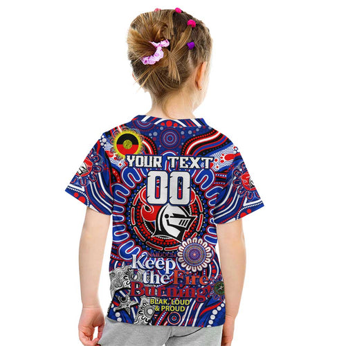 Custom NAIDOC Week 2024 Knights Kid T Shirt Mascot Rugby DT02