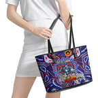 NAIDOC Week 2024 Knights Leather Tote Bag Mascot Rugby