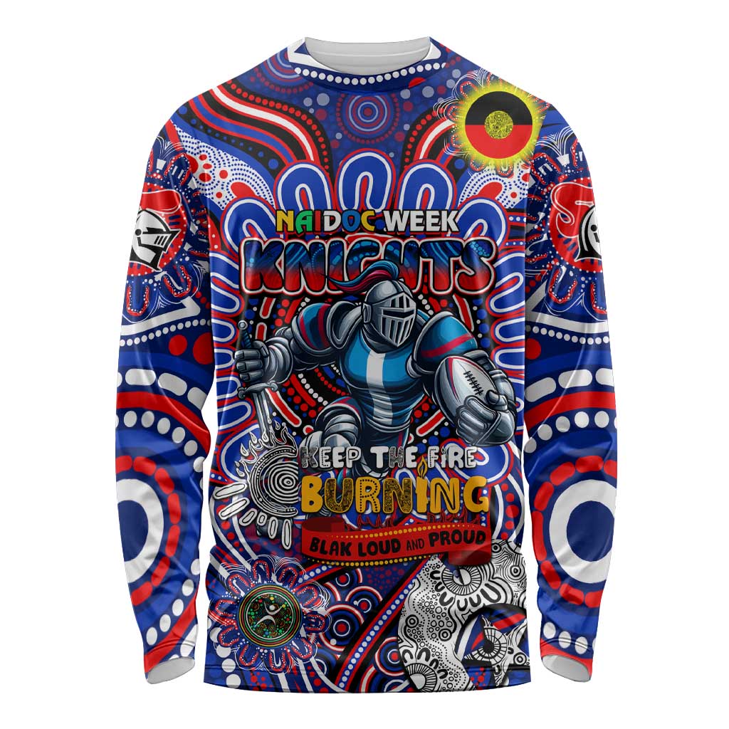 Custom NAIDOC Week 2024 Knights Long Sleeve Shirt Mascot Rugby DT02