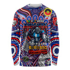 Custom NAIDOC Week 2024 Knights Long Sleeve Shirt Mascot Rugby DT02