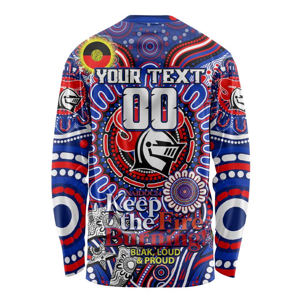 Custom NAIDOC Week 2024 Knights Long Sleeve Shirt Mascot Rugby DT02