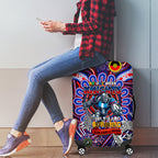 NAIDOC Week 2024 Knights Luggage Cover Mascot Rugby