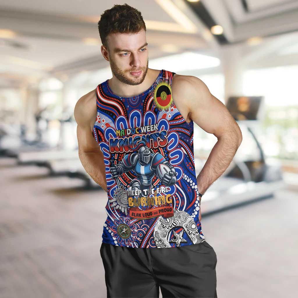Custom NAIDOC Week 2024 Knights Men Tank Top Mascot Rugby DT02