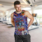 Custom NAIDOC Week 2024 Knights Men Tank Top Mascot Rugby DT02