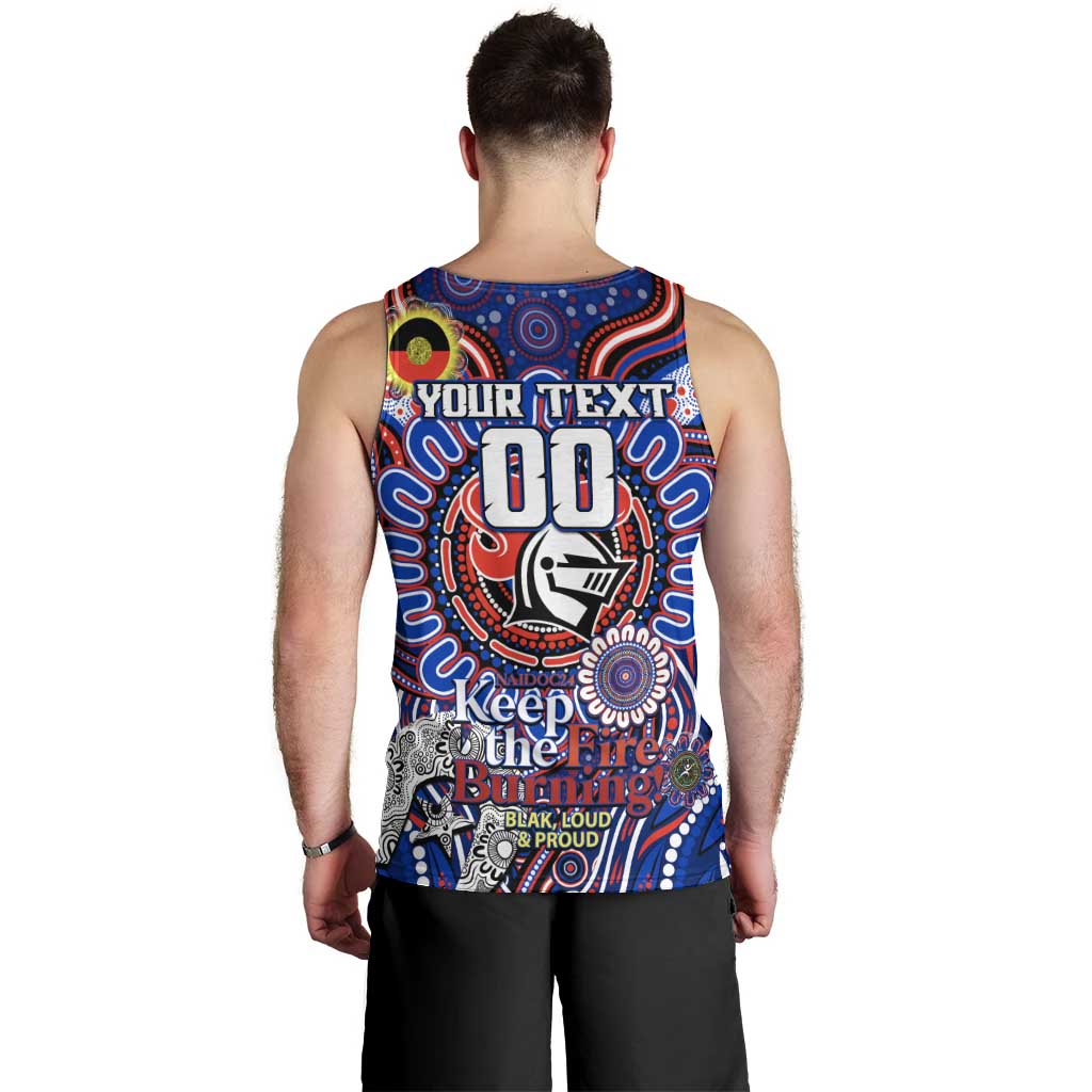 Custom NAIDOC Week 2024 Knights Men Tank Top Mascot Rugby DT02