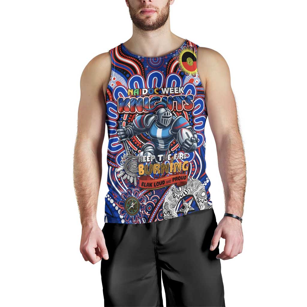 Custom NAIDOC Week 2024 Knights Men Tank Top Mascot Rugby DT02