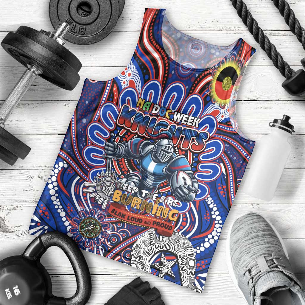 Custom NAIDOC Week 2024 Knights Men Tank Top Mascot Rugby DT02