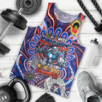 Custom NAIDOC Week 2024 Knights Men Tank Top Mascot Rugby DT02