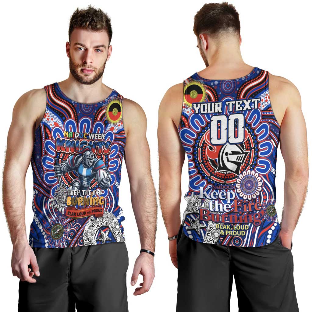 Custom NAIDOC Week 2024 Knights Men Tank Top Mascot Rugby DT02