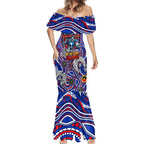 Custom NAIDOC Week 2024 Knights Mermaid Dress Mascot Rugby DT02