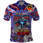 Custom NAIDOC Week 2024 Knights Polo Shirt Mascot Rugby DT02