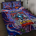 NAIDOC Week 2024 Knights Quilt Bed Set Mascot Rugby