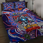 NAIDOC Week 2024 Knights Quilt Bed Set Mascot Rugby