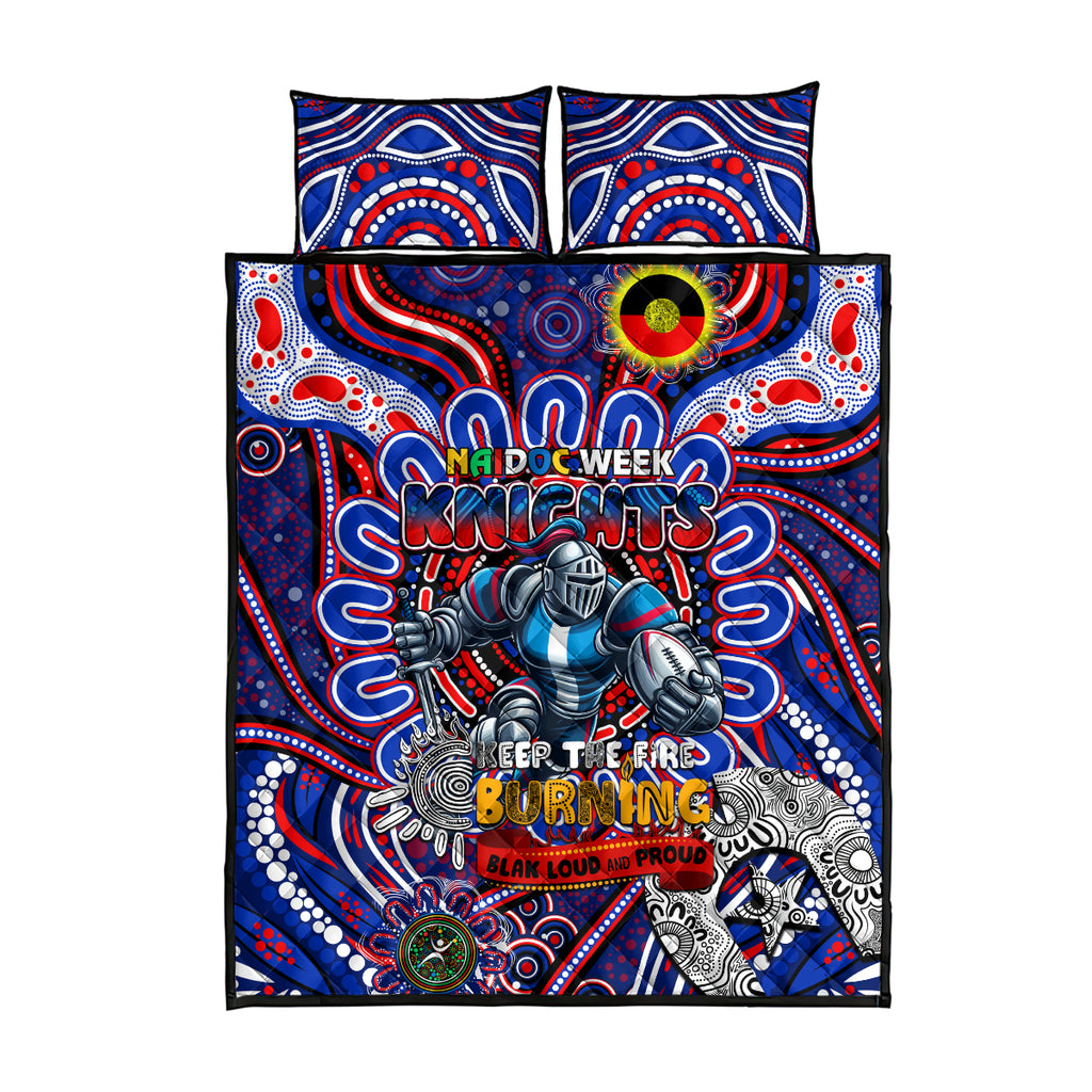 NAIDOC Week 2024 Knights Quilt Bed Set Mascot Rugby