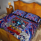 NAIDOC Week 2024 Knights Quilt Bed Set Mascot Rugby