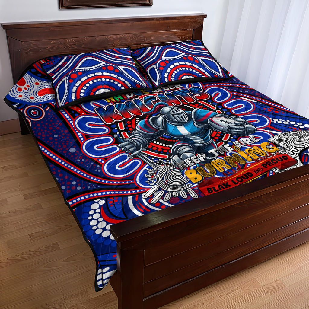 NAIDOC Week 2024 Knights Quilt Bed Set Mascot Rugby
