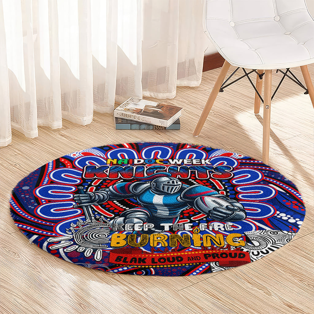 NAIDOC Week 2024 Knights Round Carpet Mascot Rugby