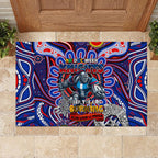 NAIDOC Week 2024 Knights Rubber Doormat Mascot Rugby
