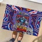 NAIDOC Week 2024 Knights Rubber Doormat Mascot Rugby