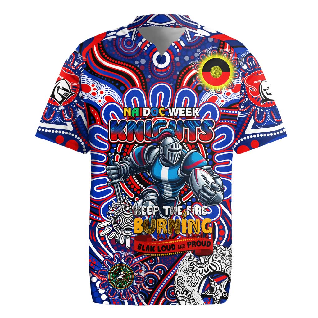 Custom NAIDOC Week 2024 Knights Rugby Jersey Mascot Rugby DT02