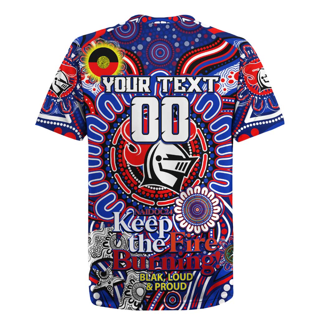 Custom NAIDOC Week 2024 Knights Rugby Jersey Mascot Rugby DT02