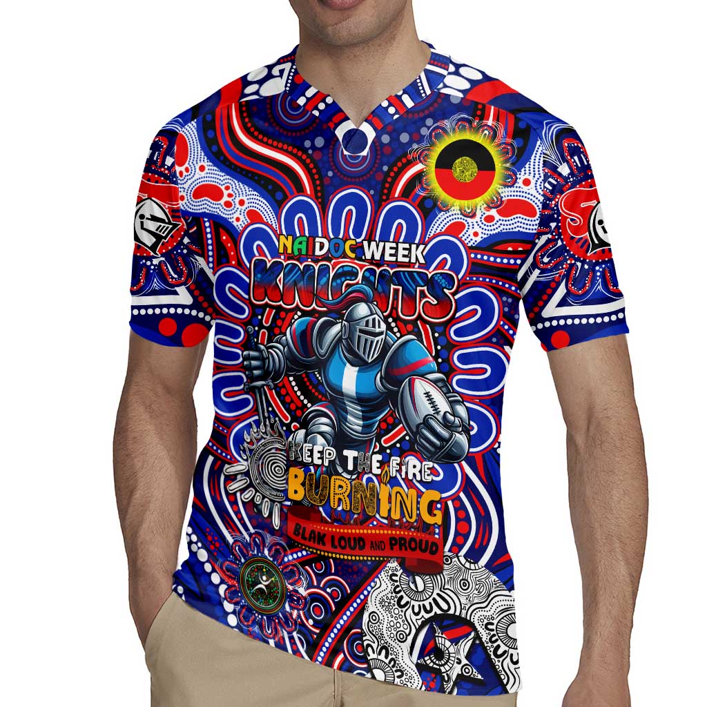 Custom NAIDOC Week 2024 Knights Rugby Jersey Mascot Rugby DT02