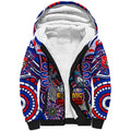 Custom NAIDOC Week 2024 Knights Sherpa Hoodie Mascot Rugby DT02