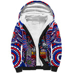Custom NAIDOC Week 2024 Knights Sherpa Hoodie Mascot Rugby DT02