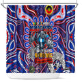 NAIDOC Week 2024 Knights Shower Curtain Mascot Rugby
