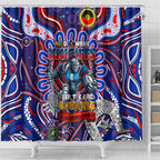 NAIDOC Week 2024 Knights Shower Curtain Mascot Rugby