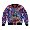 Custom NAIDOC Week 2024 Knights Sleeve Zip Bomber Jacket Mascot Rugby DT02