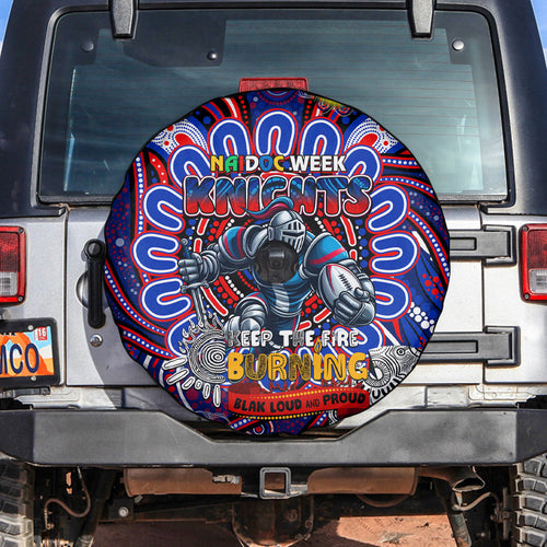 NAIDOC Week 2024 Knights Spare Tire Cover Mascot Rugby