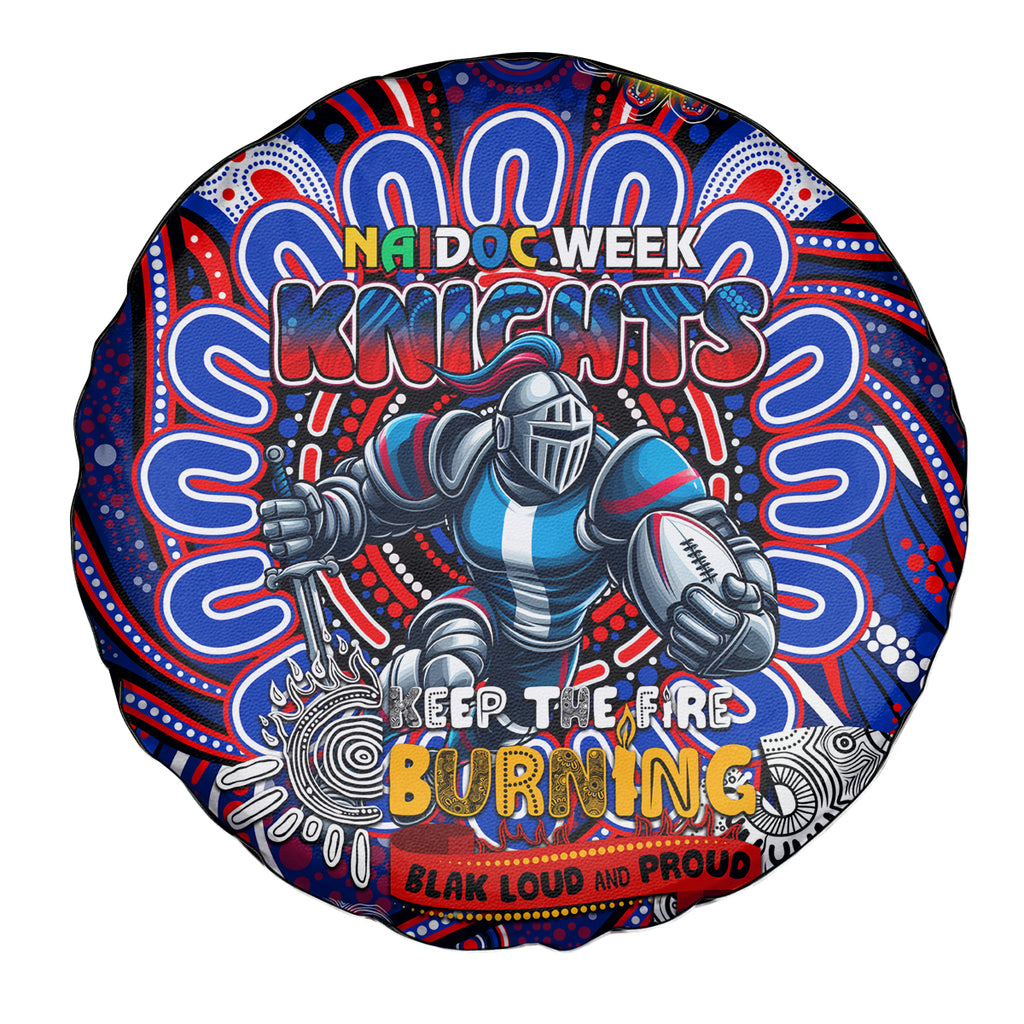 NAIDOC Week 2024 Knights Spare Tire Cover Mascot Rugby