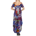 Custom NAIDOC Week 2024 Knights Summer Maxi Dress Mascot Rugby DT02