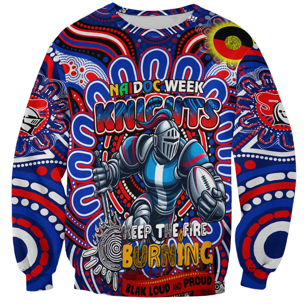 Custom NAIDOC Week 2024 Knights Sweatshirt Mascot Rugby DT02