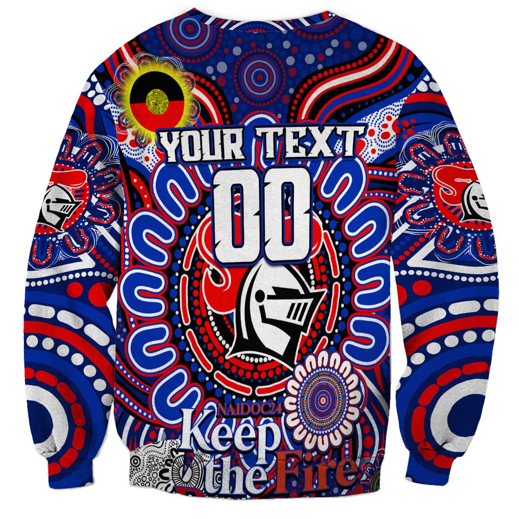 Custom NAIDOC Week 2024 Knights Sweatshirt Mascot Rugby DT02