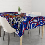 NAIDOC Week 2024 Knights Tablecloth Mascot Rugby