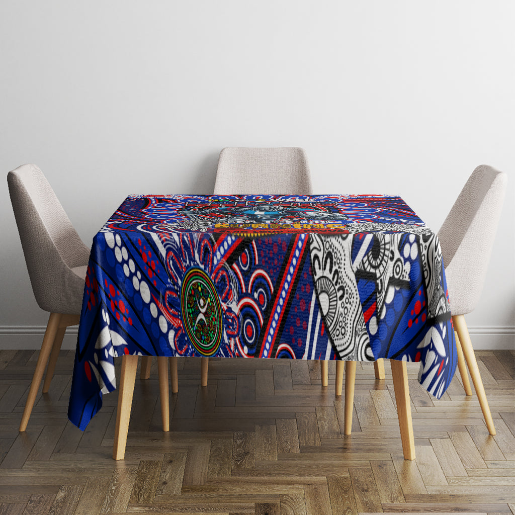 NAIDOC Week 2024 Knights Tablecloth Mascot Rugby