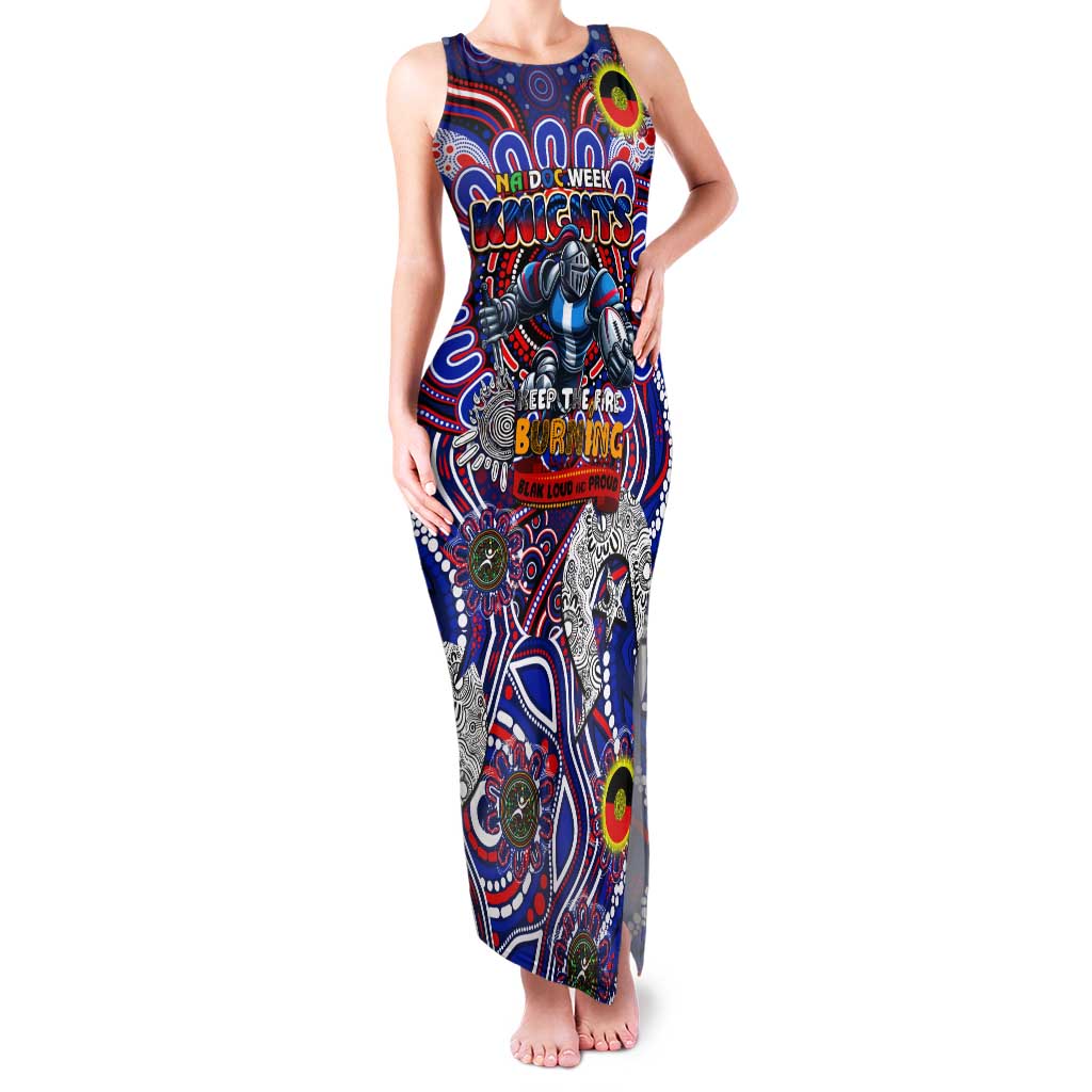 Custom NAIDOC Week 2024 Knights Tank Maxi Dress Mascot Rugby DT02