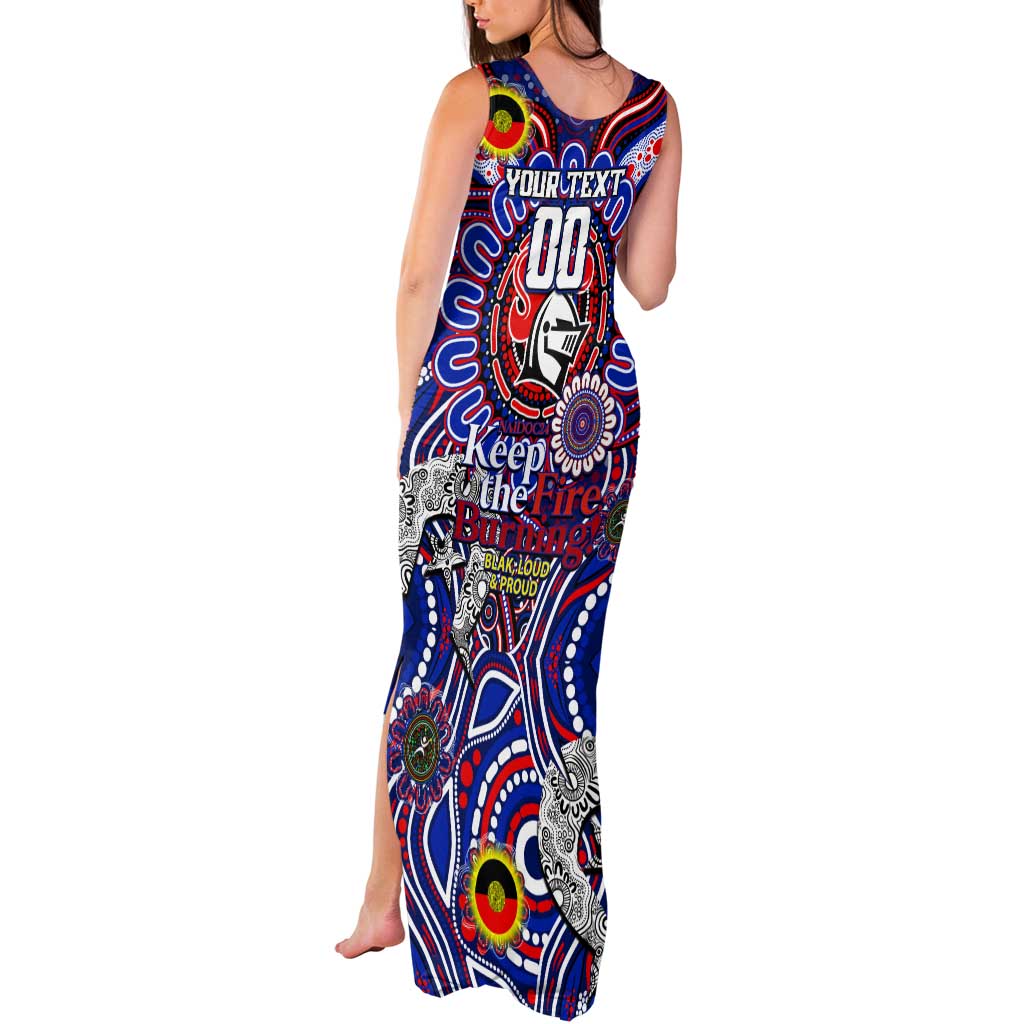 Custom NAIDOC Week 2024 Knights Tank Maxi Dress Mascot Rugby DT02