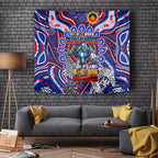 NAIDOC Week 2024 Knights Tapestry Mascot Rugby