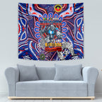 NAIDOC Week 2024 Knights Tapestry Mascot Rugby