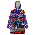 Custom NAIDOC Week 2024 Knights Wearable Blanket Hoodie Mascot Rugby DT02