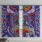 NAIDOC Week 2024 Knights Window Curtain Mascot Rugby